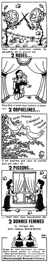 Marque Bonnes Femmes 1950